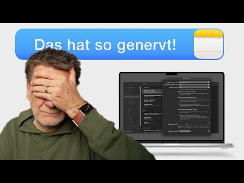 MacOS-Notizen: Hätte ich nur früher in die Einstellungen geschaut!