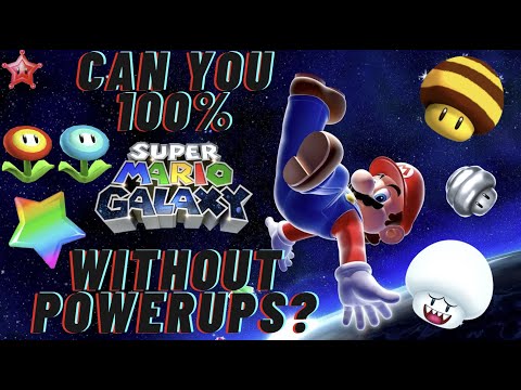 Can You 100% Mario Galaxy Without Powerups?