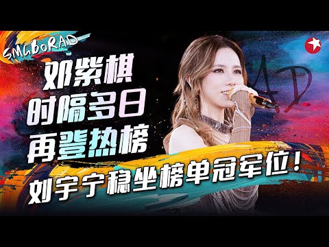 邓紫棋时隔多日再登热榜!刘宇宁稳坐榜单冠军位!#SMGBORAD TOP10