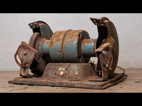 1980s Rusty Bench Grinder Restoration