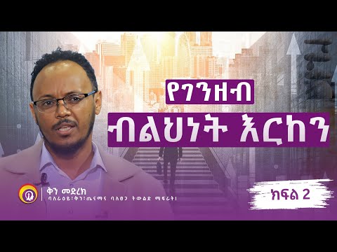 የገንዘብ ብልህነት እርከን /ክፍል ሁለት/ በአሰልጣኝ ነፃነት ዘነበ #GenuineStage #ቅንመድረክ#impactseminars #inspireethiopia