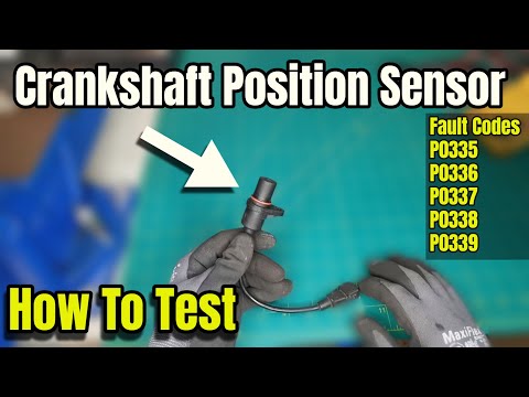 Crankshaft Position Sensor - How to Easily Test (2 Wire Sensor) - P0335 / P0336