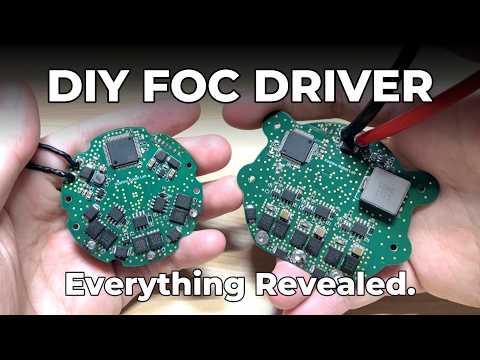 I Built a DIY FOC Motor Driver.
