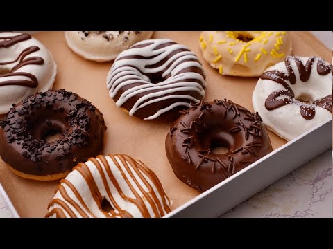أسهل و أسرع دوناتس🍩 بدون خميرة أو عجن أو قلي