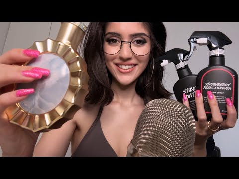 ASMR TAPPING on NEW FRAGRANCES with LONG NAILS ✨ 