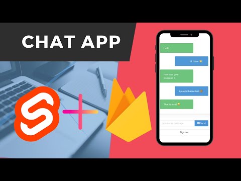 Build a chat application with Svelte and Firebase