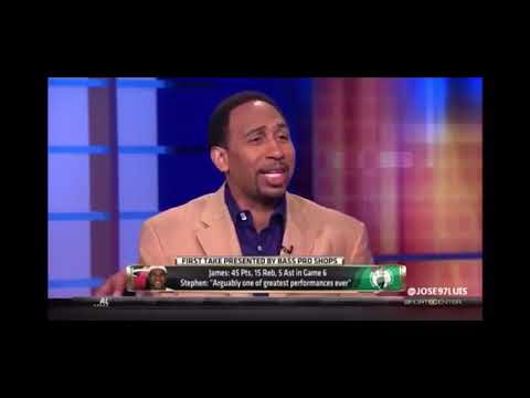 Skip Bayless and Stephen A. Smith react to LeBron James 45 points Game 6 vs Celtics