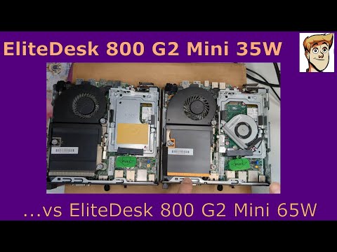 HP EliteDesk 800 G2 Mini 35W vs 65W