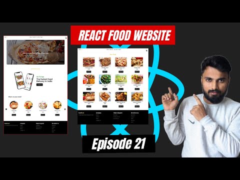 React Web Series Episode 21 | Food website | React Project | React Tutorial in Hindi