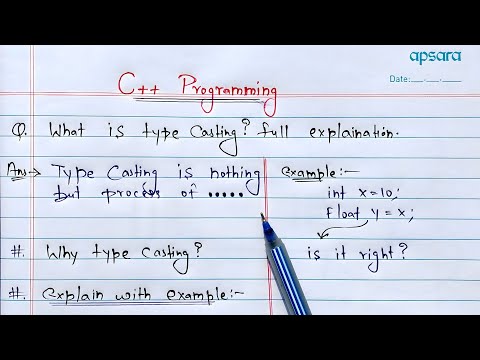 Datatypes TypeCasting | C++ Programming