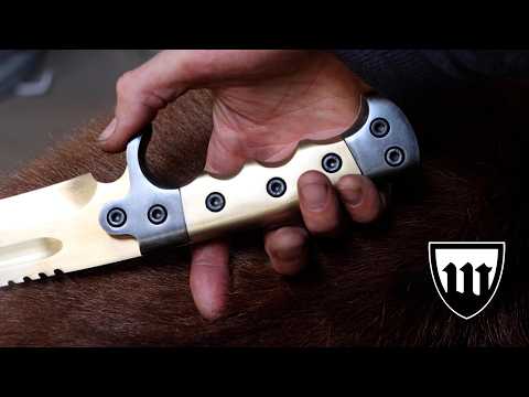 Forging a cyber kukri knife, the complete movie.