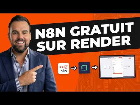 Hébergez n8n gratuitement (avec Render ) & Automatisez en illimité [ Partie 1 - Tutoriel ]