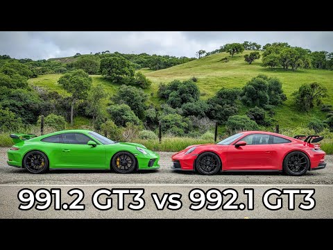 2018 Porsche 911 GT3 (6MT) vs 2022 Porsche 911 GT3 (6MT) - Head to Head Review!