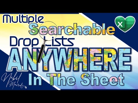 Multiple Searchable Drop Lists …ANYWHERE in the Sheet? Are you kidding me?