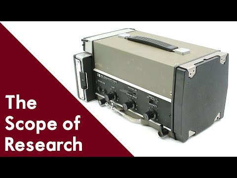 HP 198A Oscilloscope Camera: Old-School Data Collection