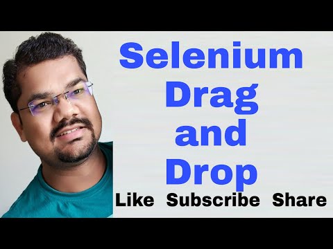 Selenium Drag and Drop Java Code Example | Mouse Actions in Selenium Webdriver