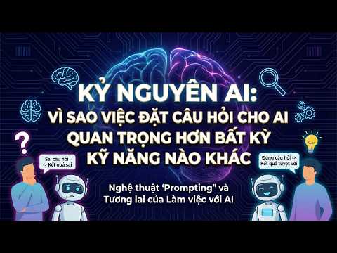 Kỷ nguyên AI: Vì sao việc đặt đúng câu hỏi cho AI còn quan trọng hơn mọi kỹ năng khác ?