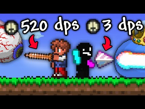 Terraria Race, But All Weapons Do Random Damage (w/ Adrian, Mars, and Therm)