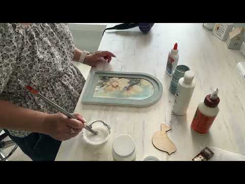 Lets Decoupage & Crackle Tutorial With Kim From Expression Artworks