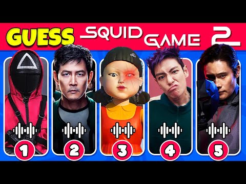 Guess Squid Game 2 Characters by Their Voice & Song - Squid Game Season 2 Ultimate Quiz 🦑