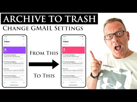 DELETE Email vs. ARCHIVE Email for GMAIL on iPhone.