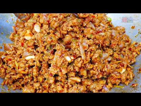 น้ำพริกหมูโคราช สูตรทำง่ายอร่อยจัง ใครที่กินข้าวไม่ค่อยได้ ลองให้น้ำพริกเรียกน้ำย่อยดูซิคะ