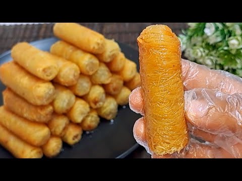 اصابع الكنافه بدون فرن و بكل احترافيه❗️بطريقه سهله هتنبهري من جمالها ❗️وطعم وشكل ينافس اكبر حلواني