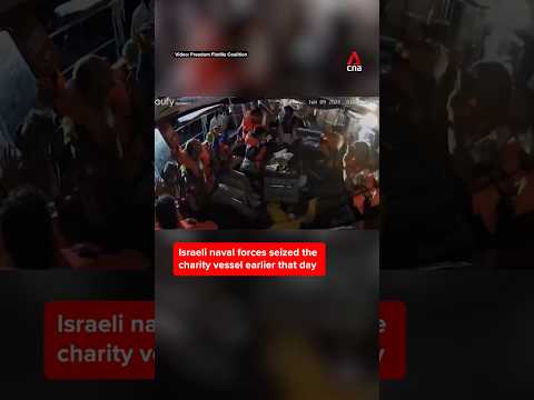 Greta Thunberg and other Gaza aid boat activists awaiting deportation