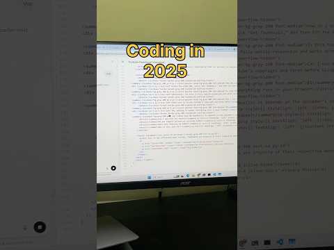 Coding in 2025 be like #coding #ai #chatgpt
