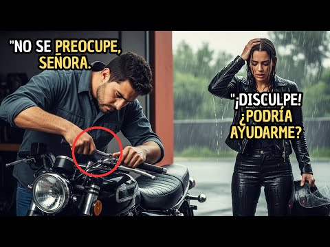 UN MECÁNICO POBRE ARREGLÓ LA MOTOCICLETA DE UNA MUJER, SIN SABER QUE ERA UNA...
