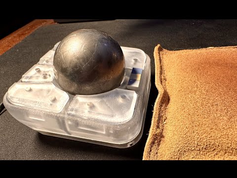 Putting Weathered Finish on Steel Ball for Ploopy Adept 54mm BTU MOD