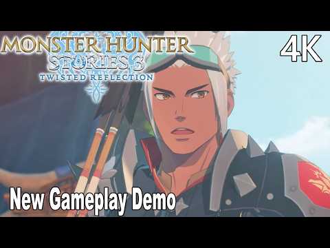 Monster Hunter Stories 3 Twisted Reflection NEW GAMEPLAY DEMO WALKTHROUGH 4K