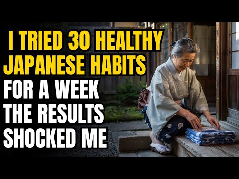 30 Healthy Japanese Habits for 7 Days