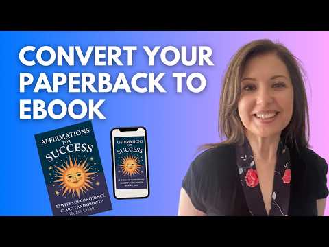 Turn Your Paperback PDF into a Kindle eBook (Step-by-Step Tutorial)