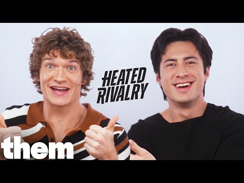 Heated Rivalry's Connor Storrie & Hudson Williams On Intimacy, Romance and the Female Gaze | Them