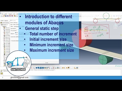 Abaqus basics 11 - Basics of general static step in Abaqus (increment size, max nu of increment etc)