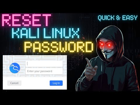 how to reset kali linux password | in 2 Minutes