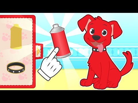 BABY PETS ❤️🐶 Max dresses up as Clifford The Big Red Dog