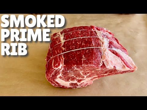 Smoked Holiday Prime Rib: Weber Smokey Mountain 14.5 Inch