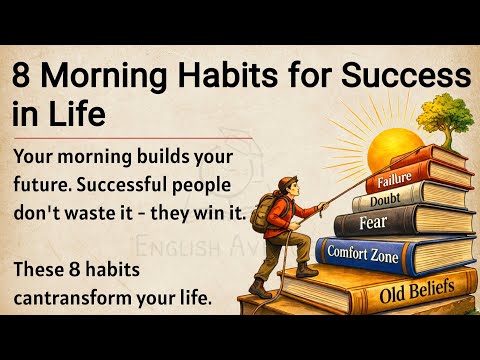 8 Miracle Morning Habits for Success in Life || Graded Reader || Improve Your English Fluency ✅️ 