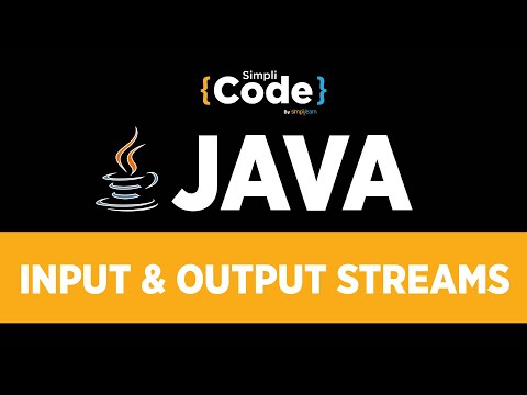 Java Tutorial For Beginners | Input & Output Streams In Java | IO Streams In Java | SimpliCode