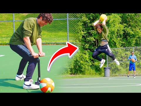 EXPLODING Basketballs in Public!