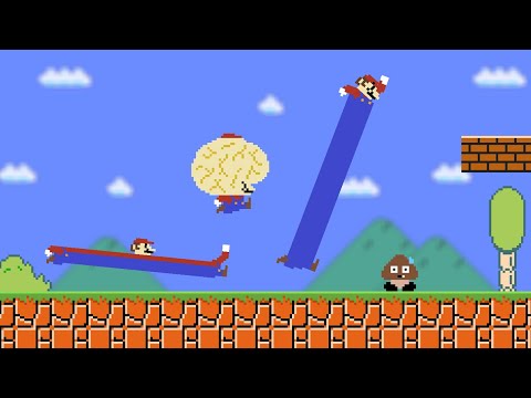Every time Mario jumps, he gets Wider, Smarter, Taller (AND MORE!)