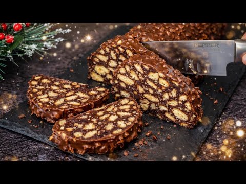 🎄 Christmas dessert in 5 minutes! No flour, no oven, no eggs!