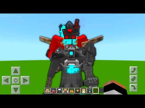 Skibidi Toilet ADDON UPDATE in MINECRAFT PE