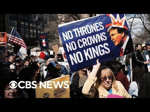 Millions of Americans attend "No Kings" rallies across the U.S.