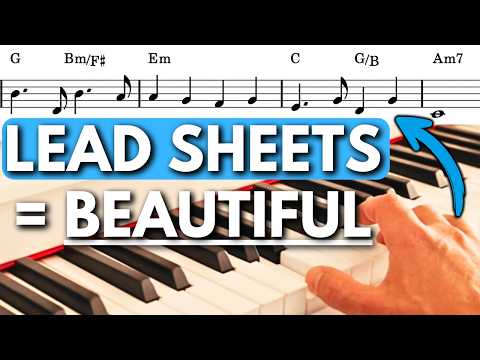 Turn Boring Lead Sheets Into BEAUTIFUL Piano