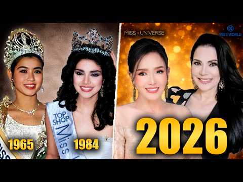 Before & After: Miss Universe vs Miss World 👑 | The Most Stunning Changes