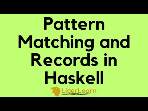 Pattern Matching and Records in Haskell