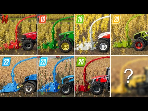 Fs14 Vs Fs16 Vs Fs18 Vs Fs20 Vs Fs22 Vs Fs23 Vs Fs25 | Making Chaff With Tractor | Timelapse 